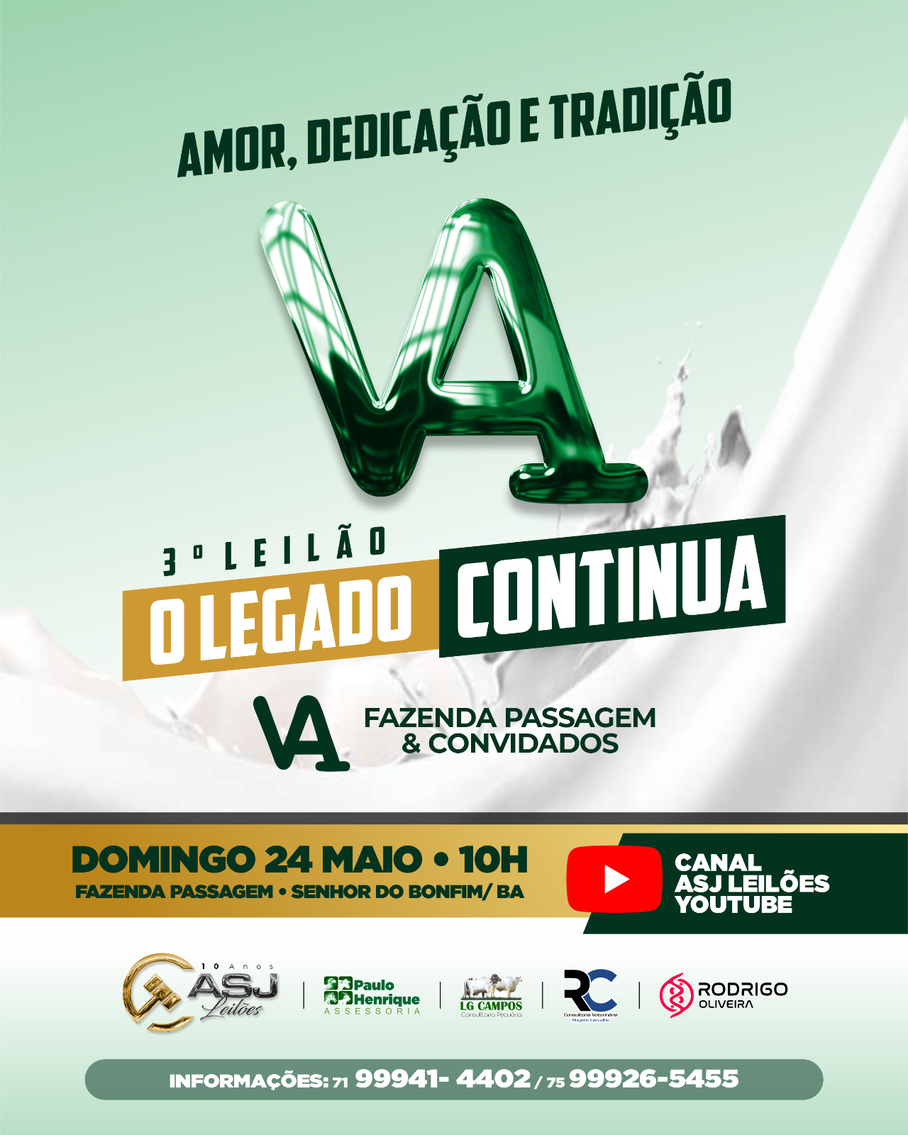 3º LEILÃO O LEGADO CONTINUA - FAZENDA PASSAGEM