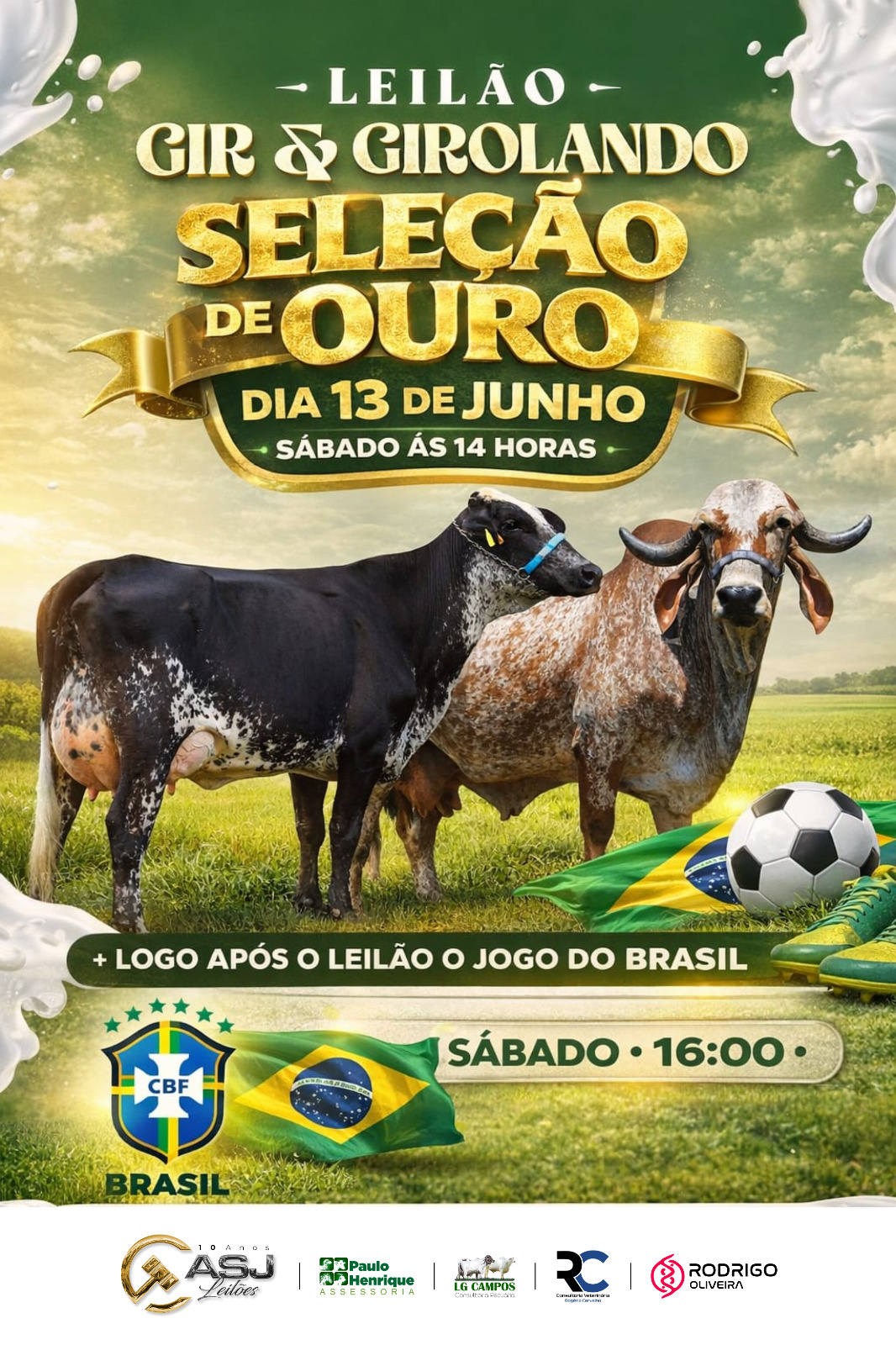 LEILÃO GIR & GIROLANDO SELEÇÃO DE OURO