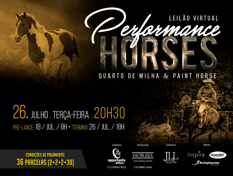 LEILÃO VIRTUAL PERFORMANCE HORSES