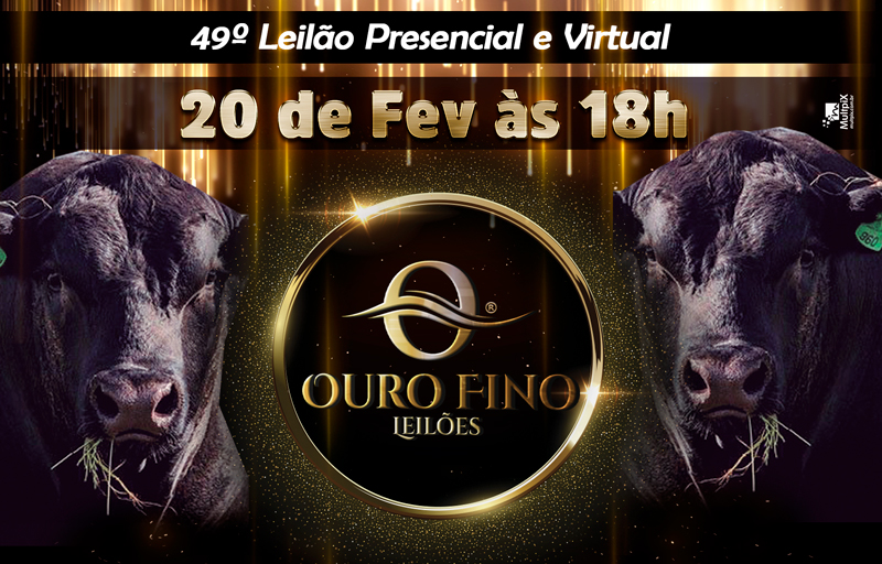49º LEILÃO PRESENCIAL OURO FINO LEILÕES