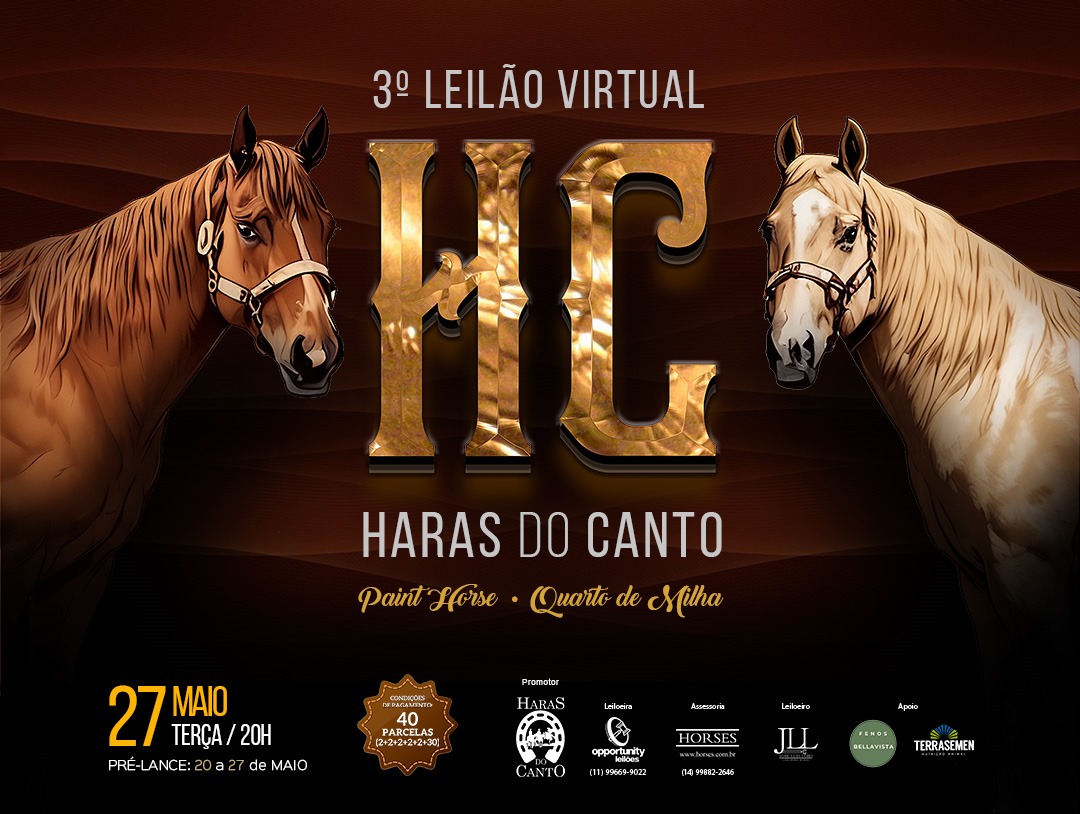 3º LEILÃO VIRTUAL HC QUALITY HORSES