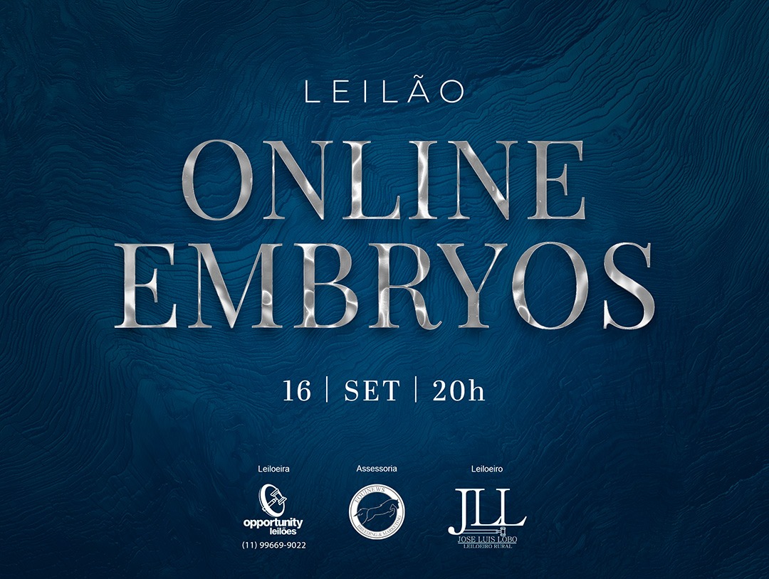 LEILÃO ONLINE EMBRYOS