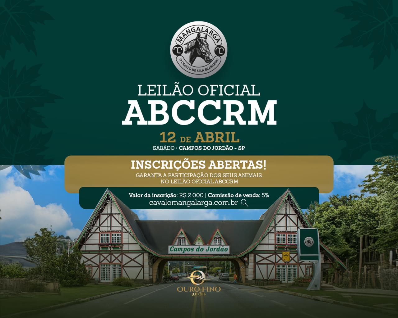 LEILÃO OFICIAL ABCCRM