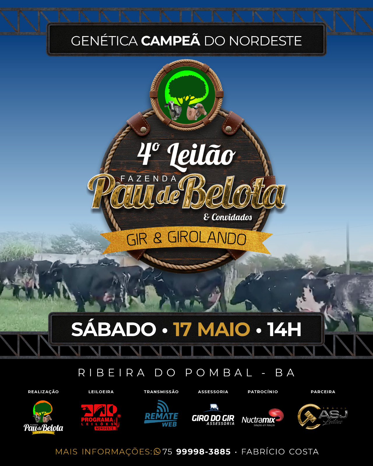 4º LEILÃO FAZENDA PAU DE BELOTA