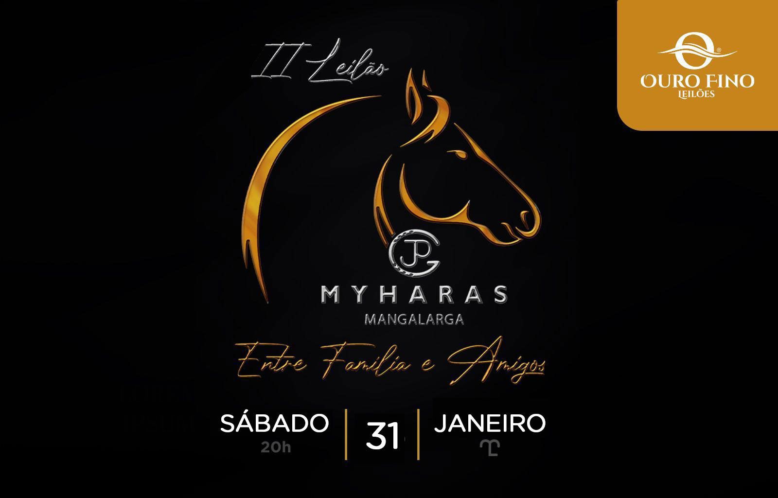 3º LEILÃO MYHARAS - ENTRE FAMÍLIA E AMIGOS