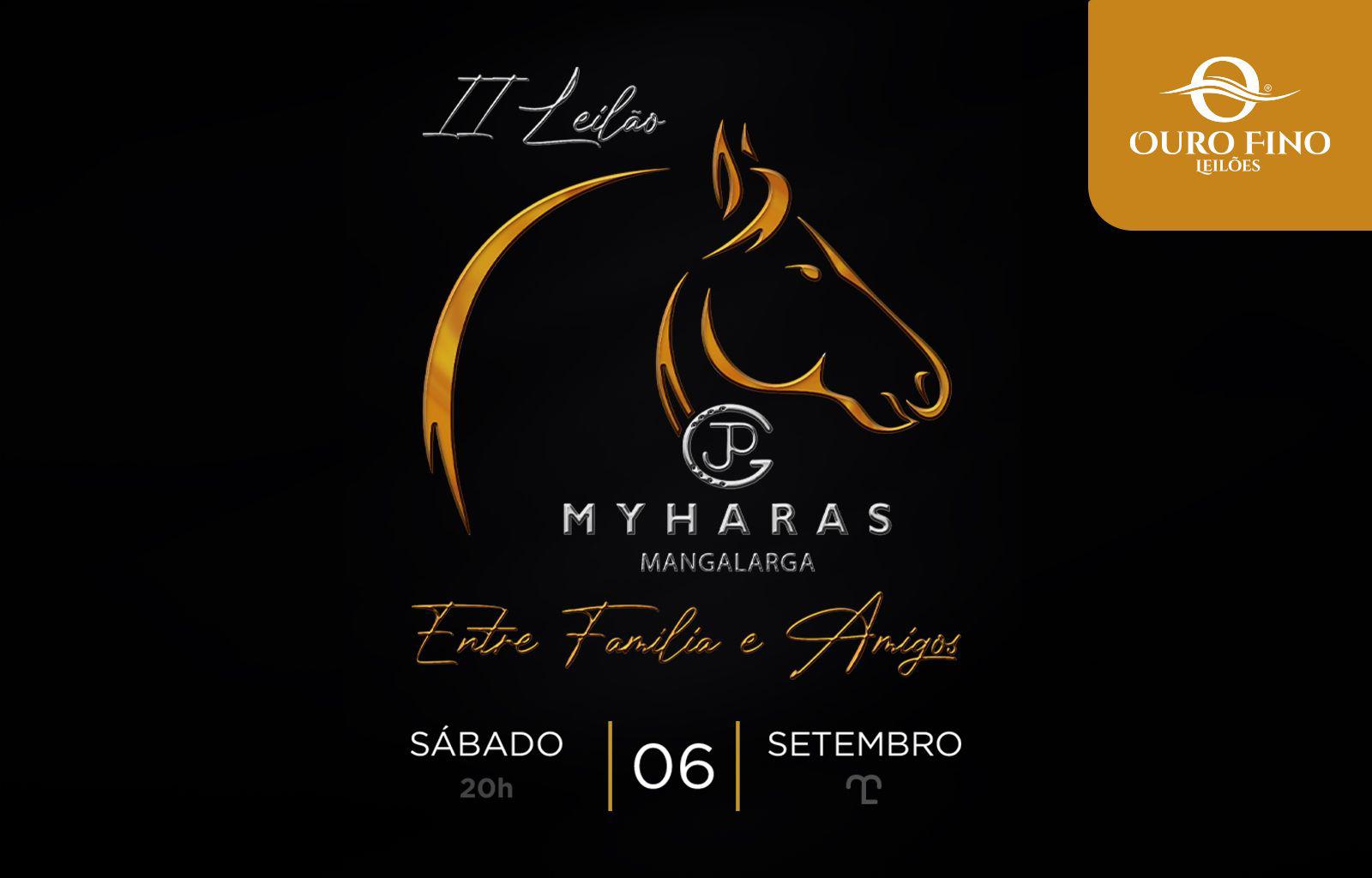 3º LEILÃO MYHARAS - ENTRE FAMÍLIA E AMIGOS