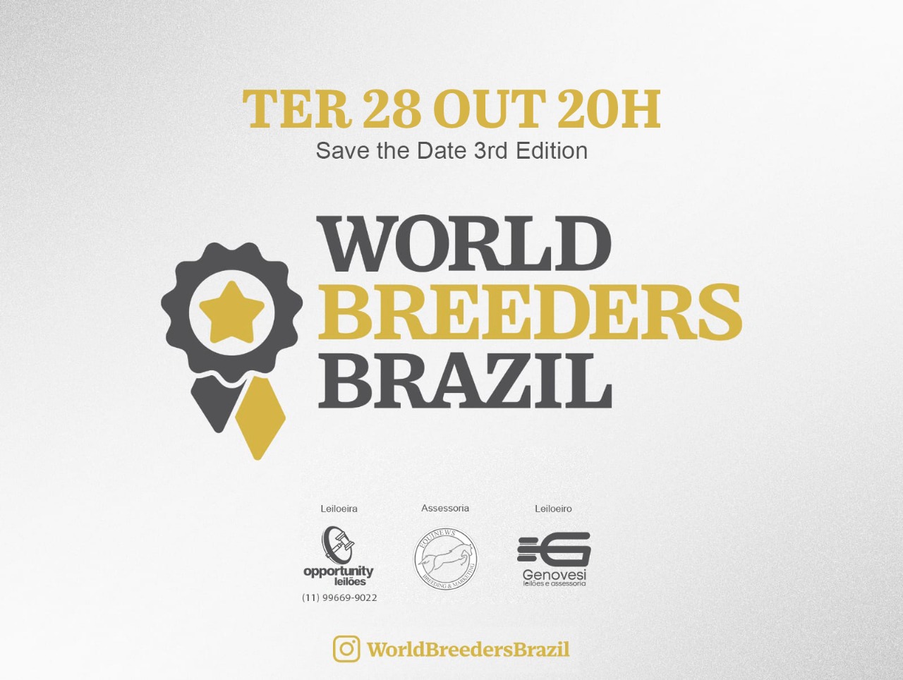 LEILÃO WORLD BREEDERS BRAZIL - 3º EDITON