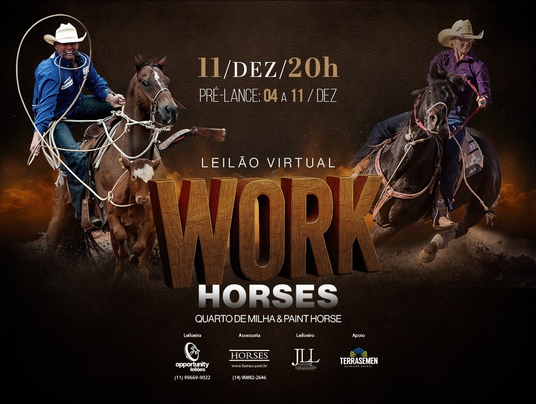 LEILÃO VIRTUAL WORK HORSES