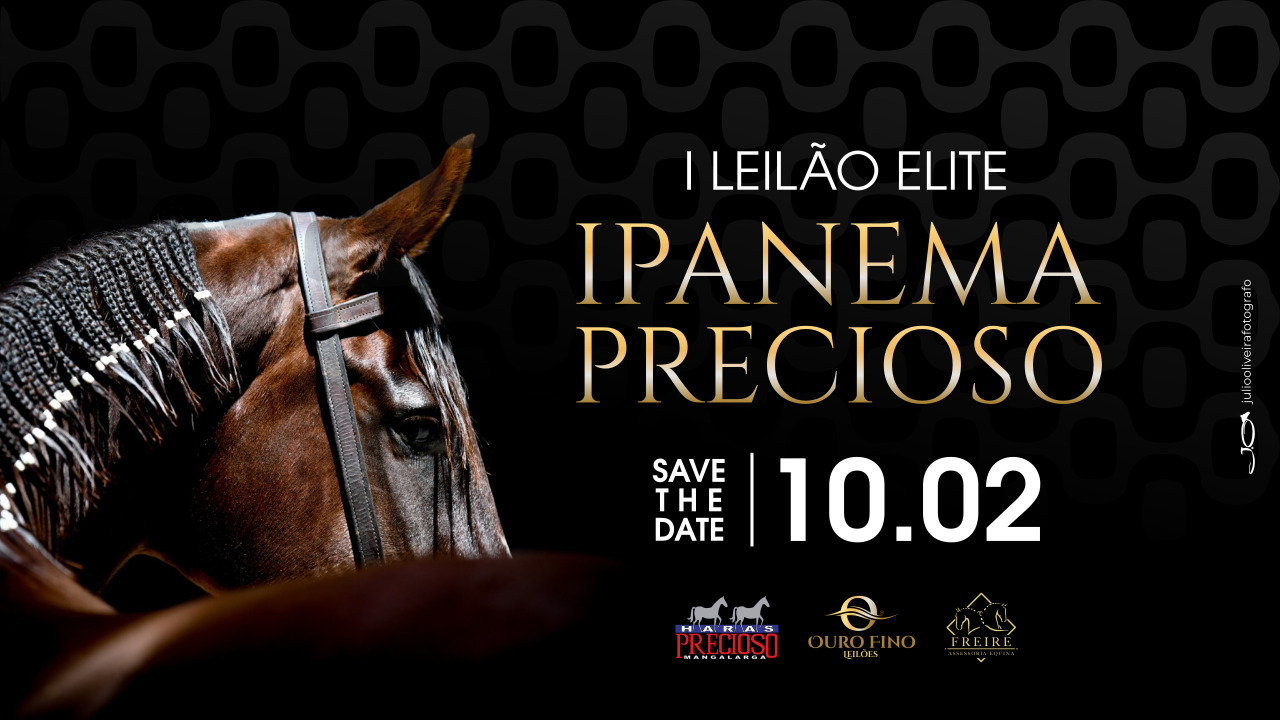 I LEILÃO ELITE IPANEMA PRECIOSO