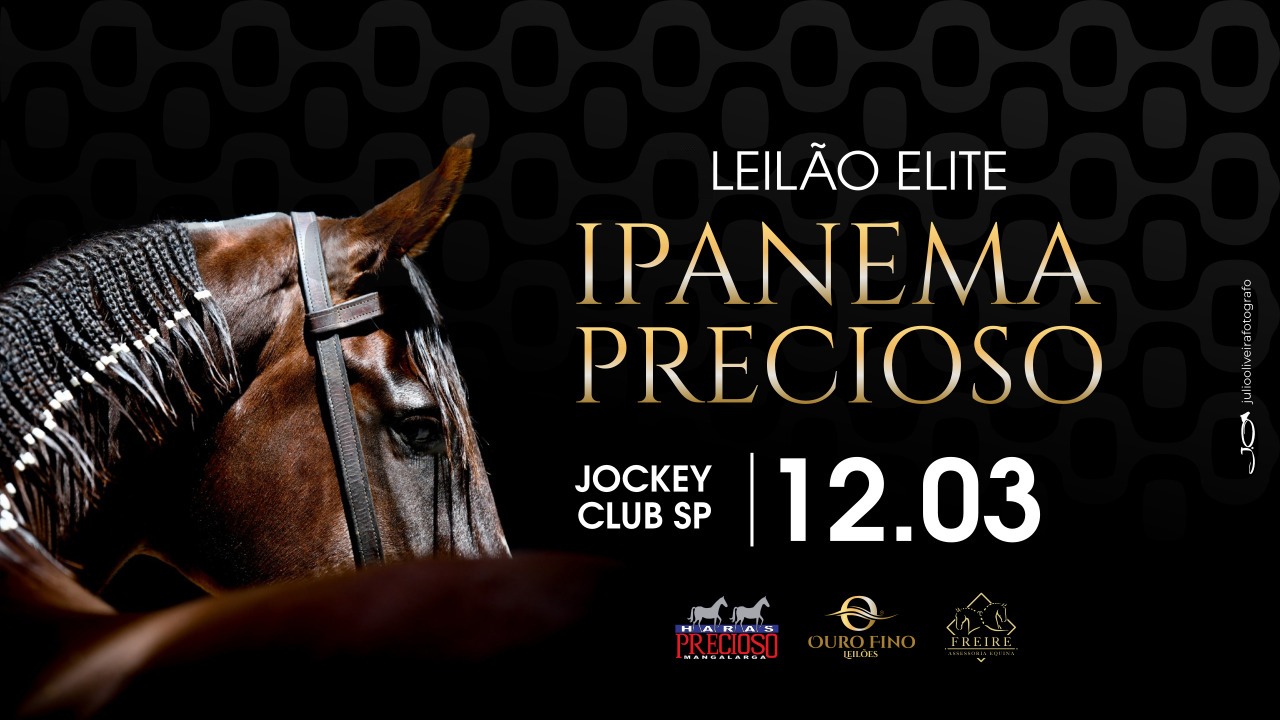 I LEILÃO ELITE IPANEMA PRECIOSO