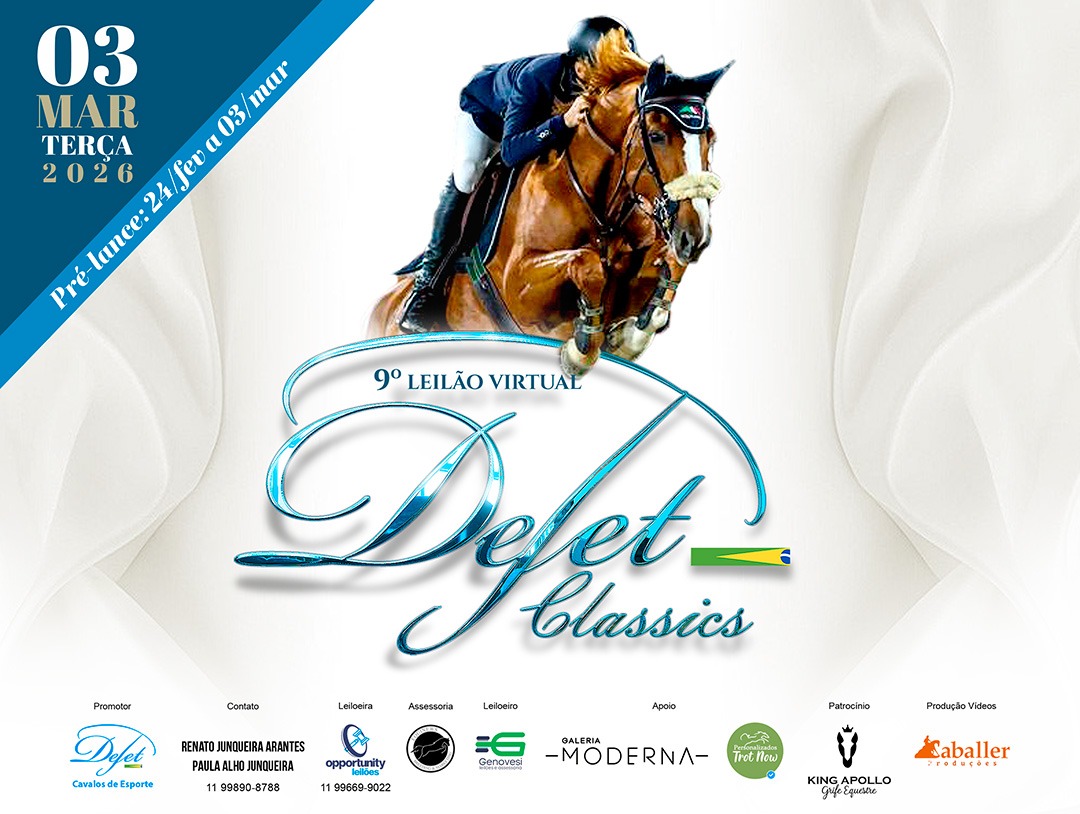 9° LEILÃO VIRTUAL DEJET CLASSICS