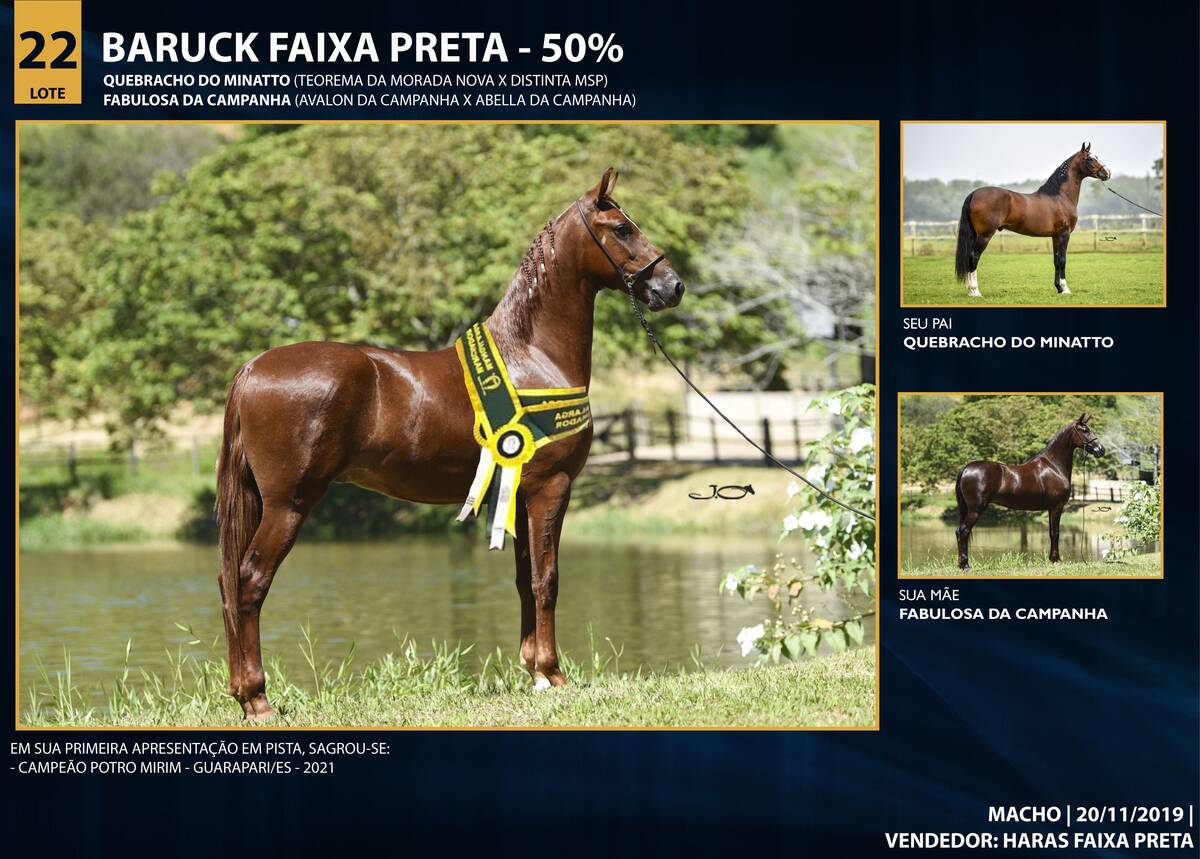 Foto BARUCK FAIXA PRETA
